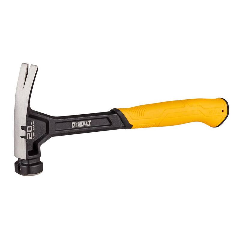 Martillo de clavado de garra de acero DEWALT de 20 oz - DWHT51004