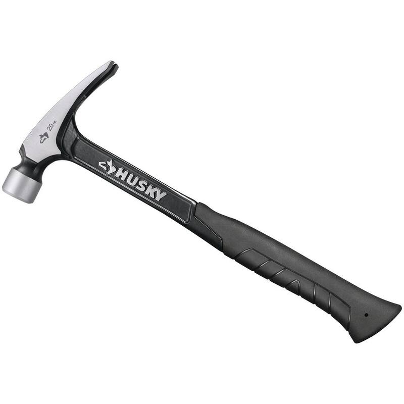 Martillo de garra de acero Husky de 20 oz. - N-A20HK