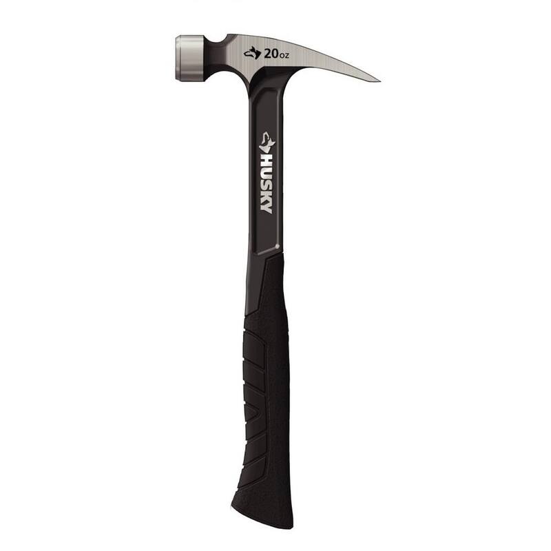 Martillo de garra de acero Husky de 20 oz. - N-A20HK