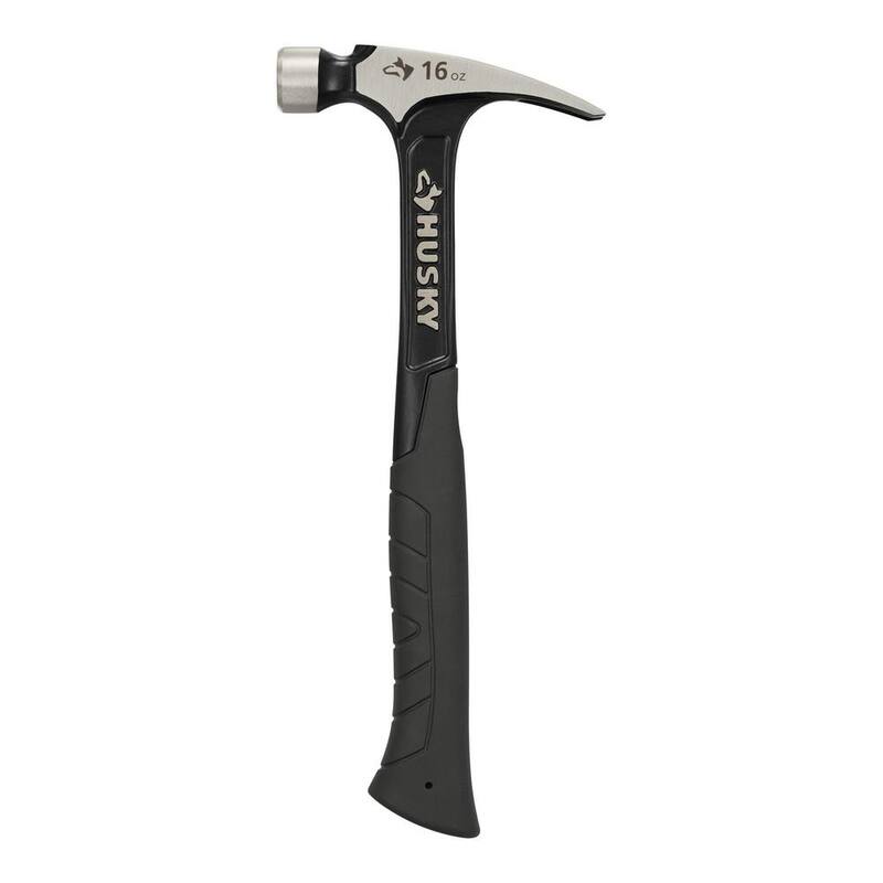Martillo de garra de acero Husky de 16 oz - N-A16SHK