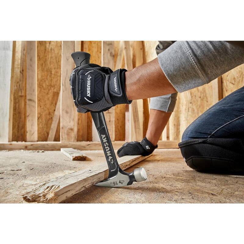 Martillo de garra de acero Husky de 16 oz - N-A16SHK