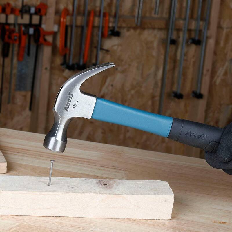 Martillo de garra de fibra de vidrio de 16 oz Anvil - 99973