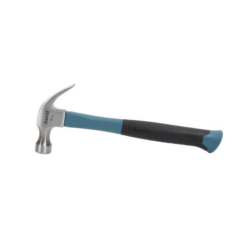 Martillo de garra de fibra de vidrio de 16 oz Anvil - 99973