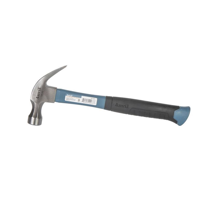 Martillo de garra de fibra de vidrio de 16 oz Anvil - 99973