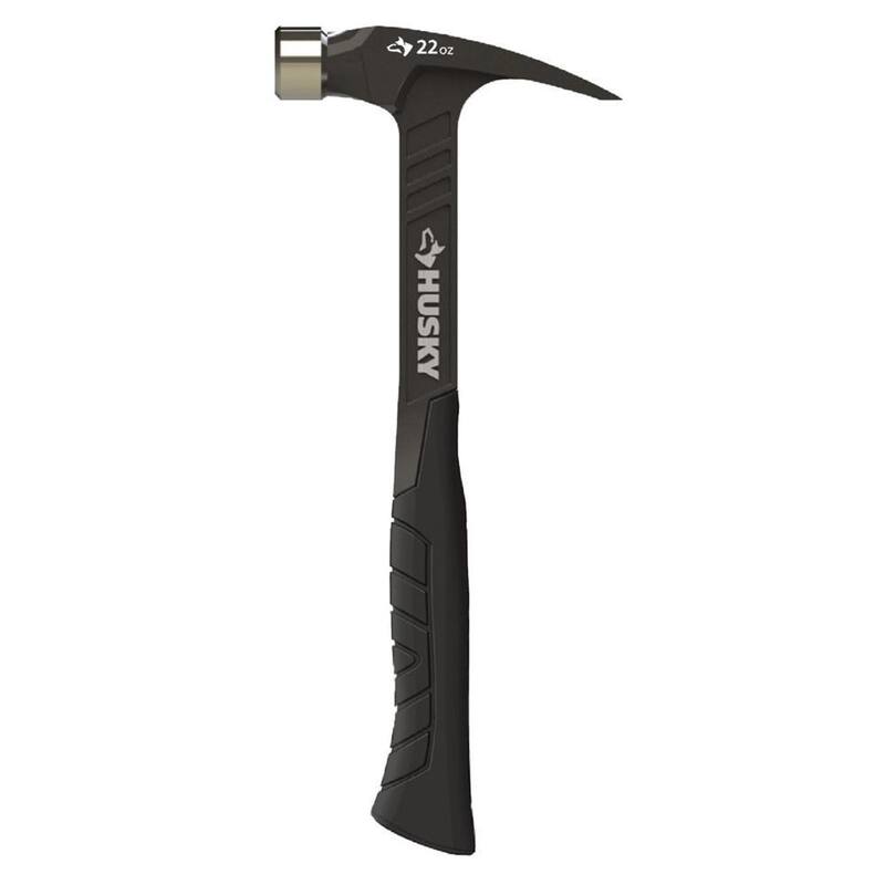 Martillo de armazón de acero fresado de 22 oz. Husky - N-A22SMHK