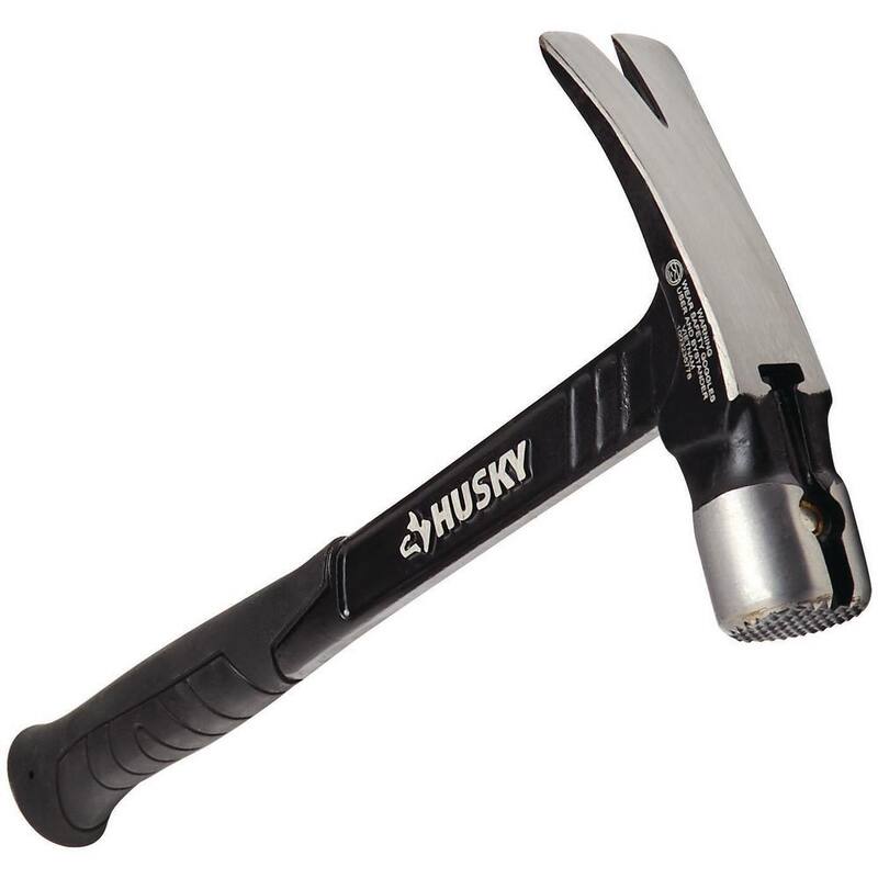 Martillo de armazón de acero fresado de 22 oz. Husky - N-A22SMHK