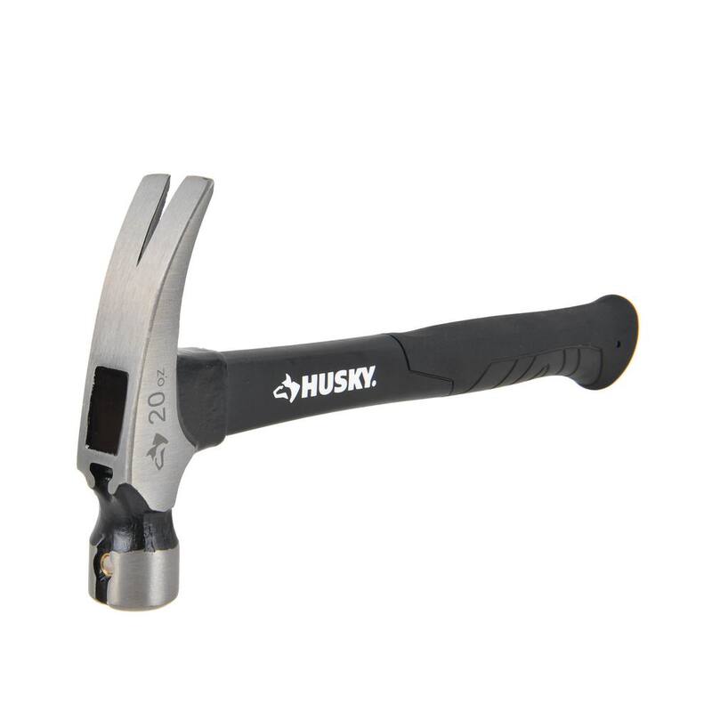 Martillo de garra de fibra de vidrio de 20 oz Husky - SUO-012