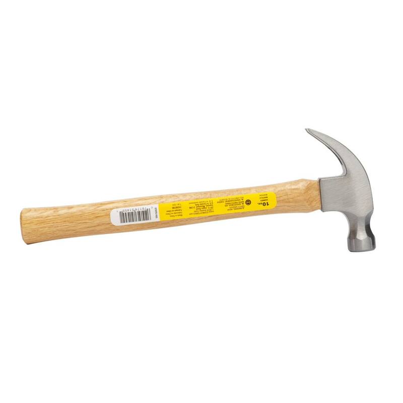 Martillo Stanley de 10 oz. con mango de madera de 9-3/4 pulgadas - STHT51455