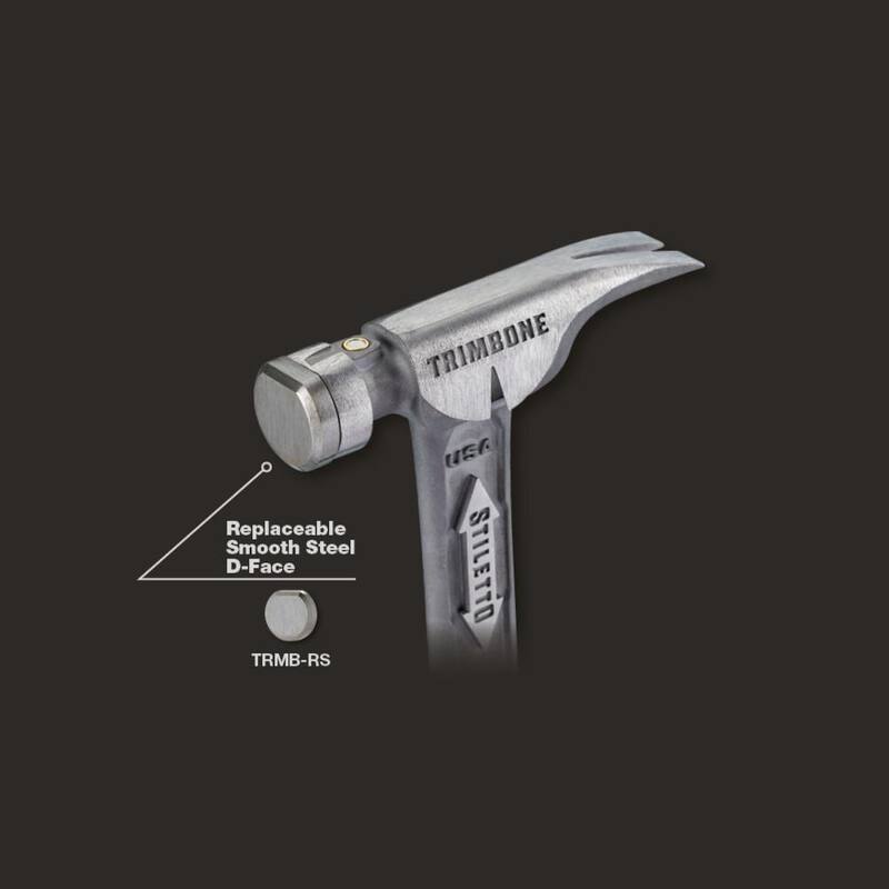 Stiletto 10 oz. TRIMBONE Cara Lisa con Mango Curvo - TRMB