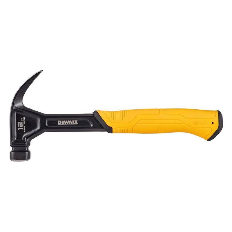 Martillo de clavado curvo de garra de acero DEWALT de 12 oz - DWHT51001