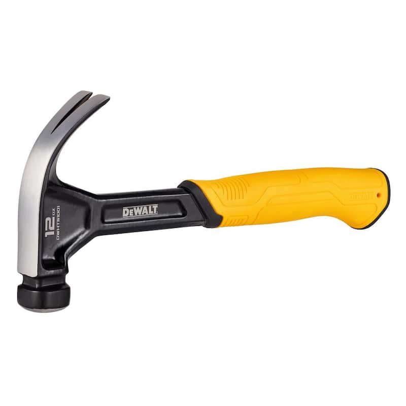 Martillo de clavado curvo de garra de acero DEWALT de 12 oz - DWHT51001