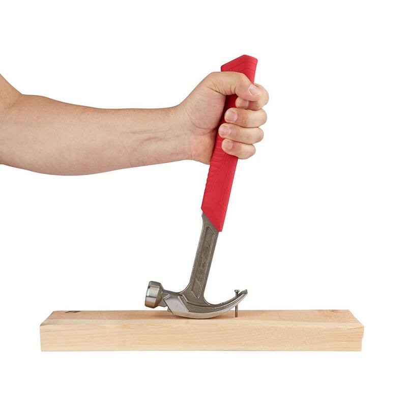 Martillo de garra curva de 20 oz con cara lisa - 48-22-9080 de Milwaukee