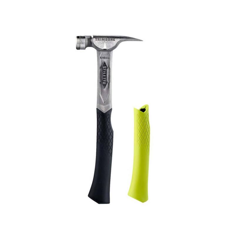 Stiletto TRIMBONE Titanio Smooth Face con mango curvo con reemplazo de agarre TRIMBONE amarillo - TRMB-TBRG-Y