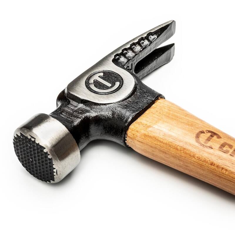 Martillo para marcos de madera de 22 oz. con cara fresada en pack para contratistas (3 piezas) - CHFRAM223PKCB