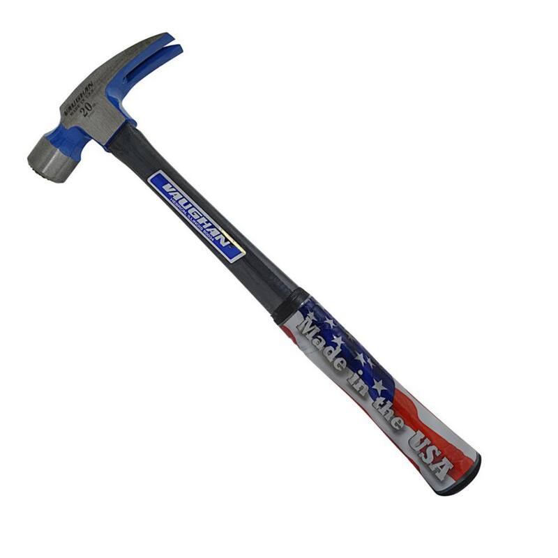 Martillo Vaughan de 20 oz con cara fresada de fibra de vidrio, mango de fibra de vidrio de 16 pulgadas - FS999ML