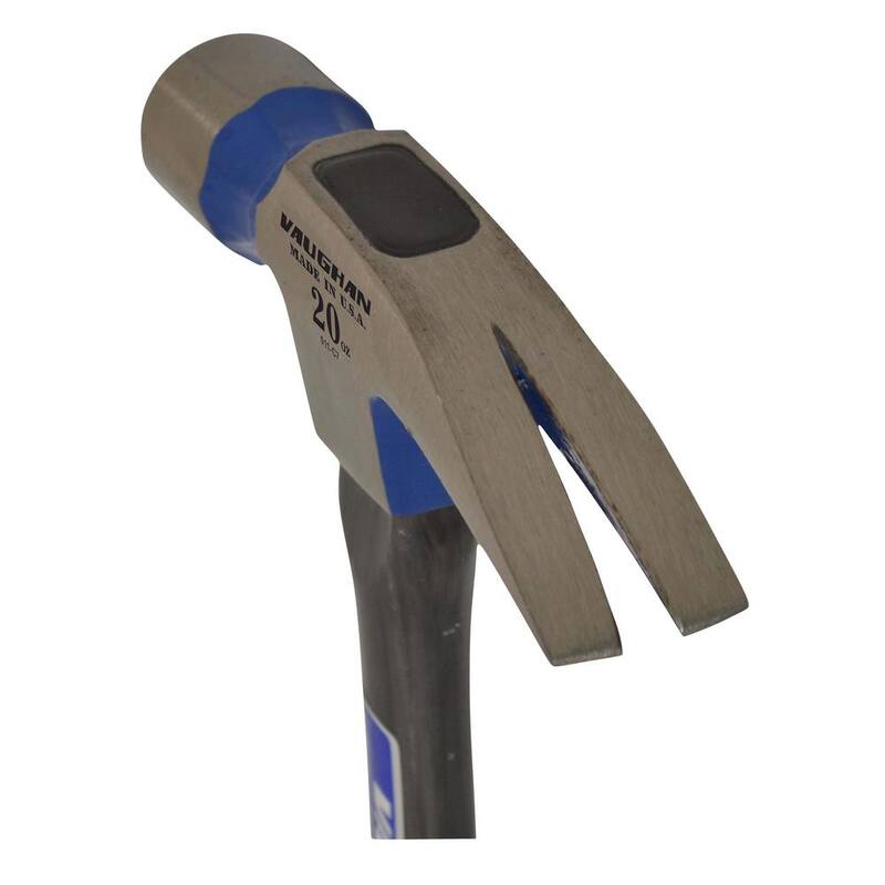 Martillo Vaughan de 20 oz con cara fresada de fibra de vidrio, mango de fibra de vidrio de 16 pulgadas - FS999ML