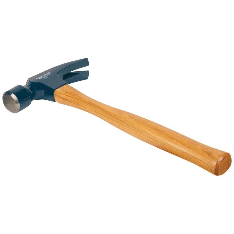 Martillo de garra recta de acero de 32 oz. para electricista de Klein Tools - 832-32