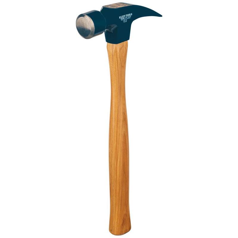 Martillo de garra recta de acero de 32 oz. para electricista de Klein Tools - 832-32