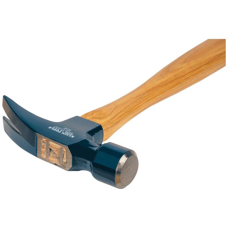 Martillo de garra recta de acero de 32 oz. para electricista de Klein Tools - 832-32
