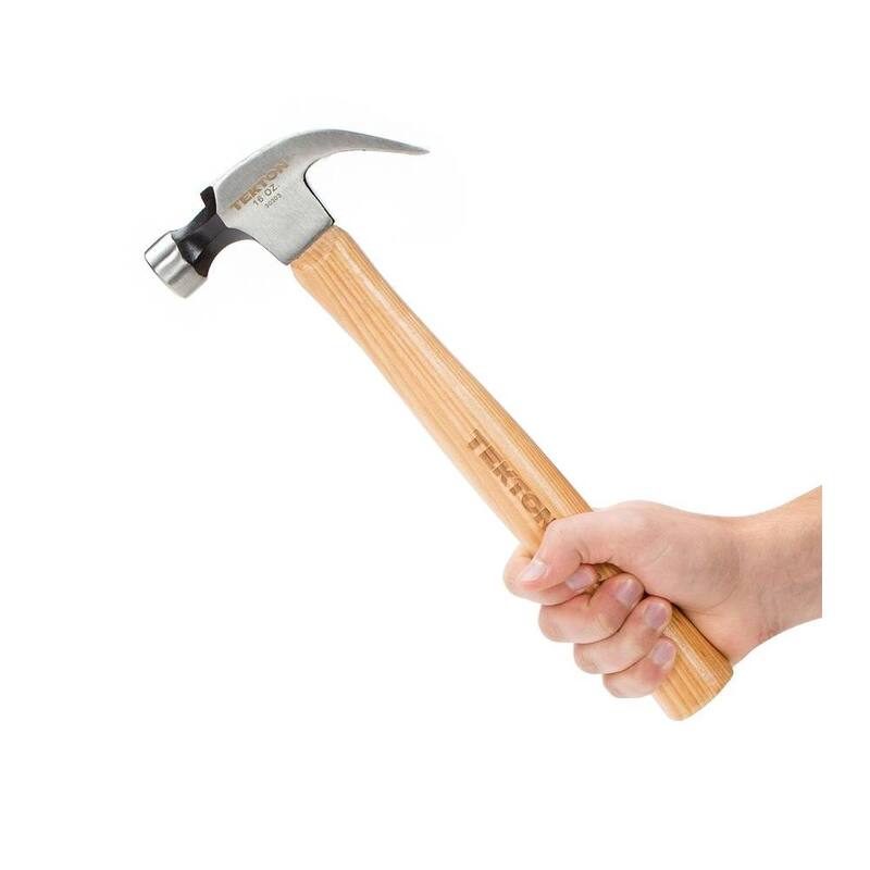 Martillo de garra TEKTON de 16 oz. con mango de nogal y cabeza magnética - 30303