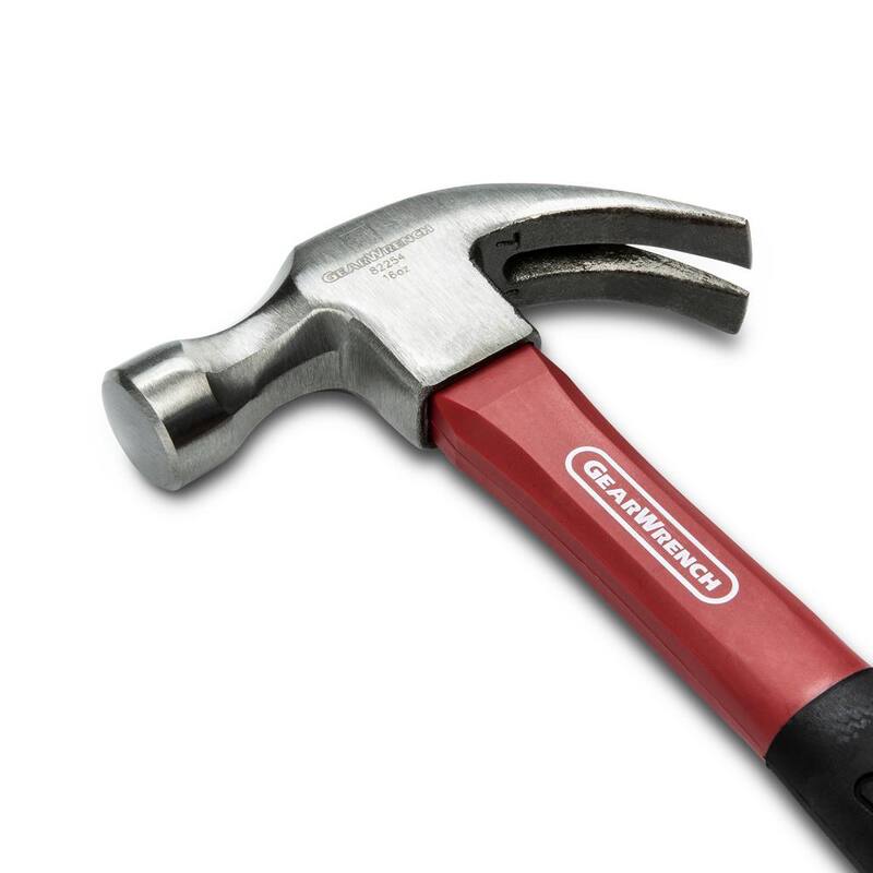 Martillo de garra de fibra de vidrio de 3 lb. GEARWRENCH con agarre cómodo - 82254