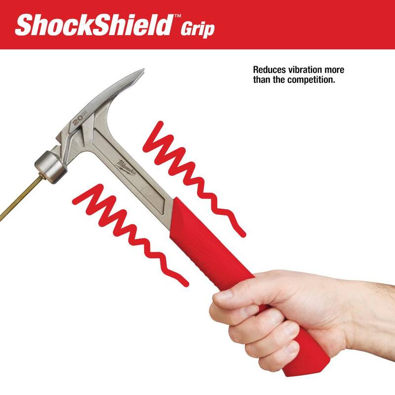 Martillo de cara lisa de 20 oz Milwaukee - 48-22-9020