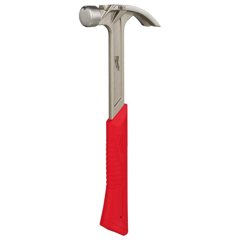 Martillo de remate de cara lisa de 16 oz de Milwaukee - 48-22-9018