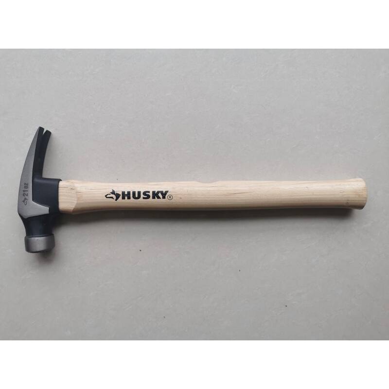 Martillo de armazón de nogal de 21 oz con cara fresada de madera de 17.7 pulgadas y mango de nogal - SUO-007