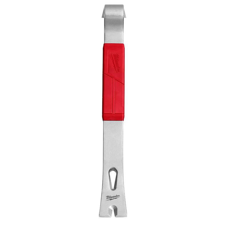 Martillo de armazón con cara ranurada de 22 oz. Milwaukee con barra de palanca de 15 pulgadas - 48-22-9022-48-22-9035.