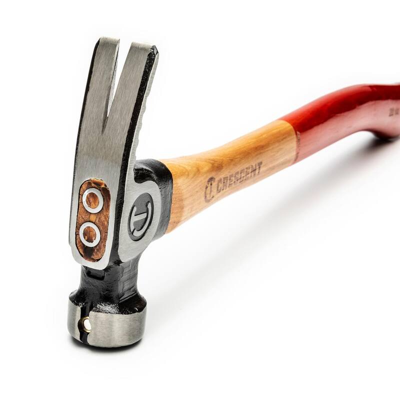 Martillo de armazón con cara fresada de madera de 22 oz. Crescent - CHFRAM22