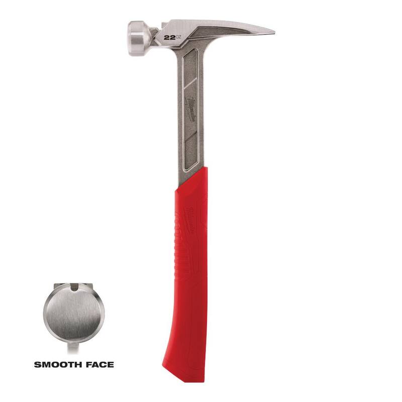 Martillo de enmarcar de cara lisa de 22 oz. Milwaukee - 48-22-9023