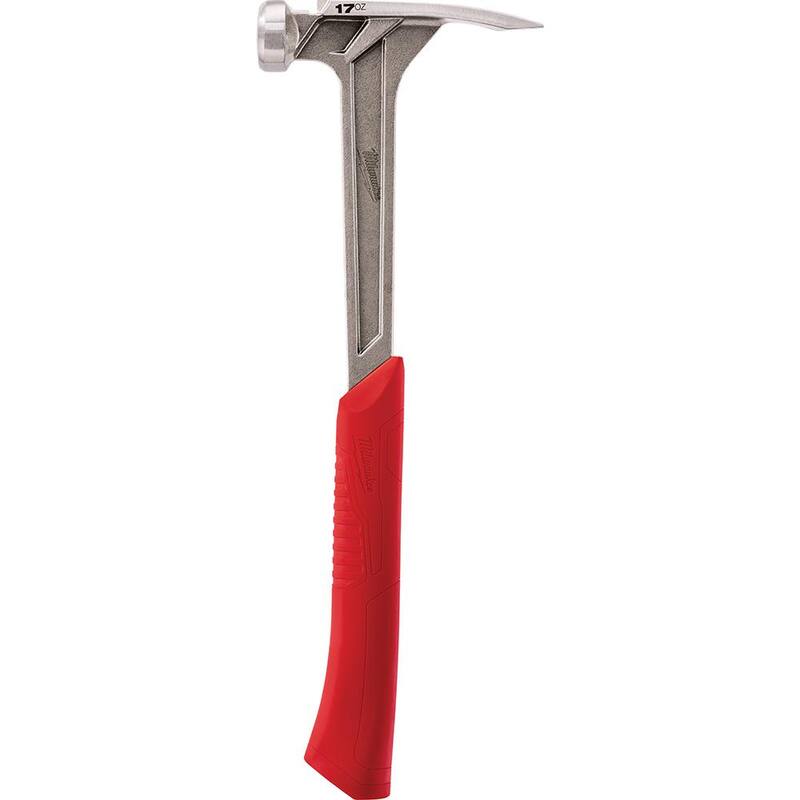 Martillo de armazón de cara lisa de 17 oz. Milwaukee - 48-22-9017