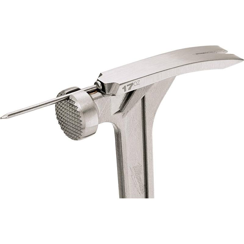 Martillo de enmarcar con cara fresada de 17 oz Milwaukee - 48-22-9016