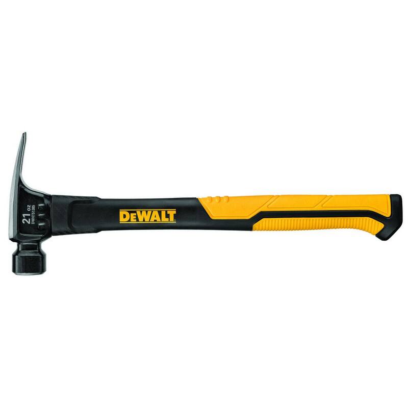 Martillo para enmarcar de fibra de vidrio DEWALT de 21 oz. con mango de 14 in. - DWHT51385