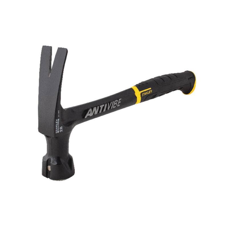 Stanley FATMAX 28 oz. 16 in. Martillo para marcos AntiVibe con mango de agarre de goma - 51-169