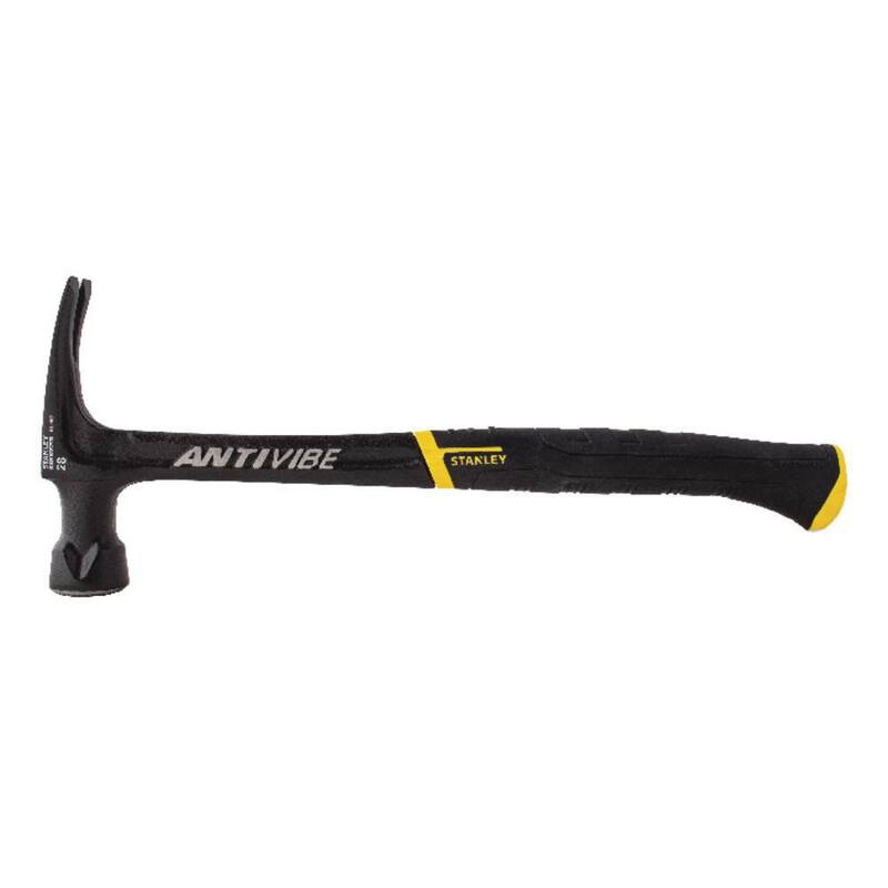 Stanley FATMAX 28 oz. 16 in. Martillo para marcos AntiVibe con mango de agarre de goma - 51-169