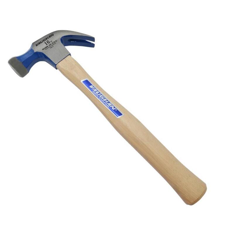 Martillo de acero al carbono de 16 oz. Vaughan con mango de madera dura de 13 pulgadas - DO16