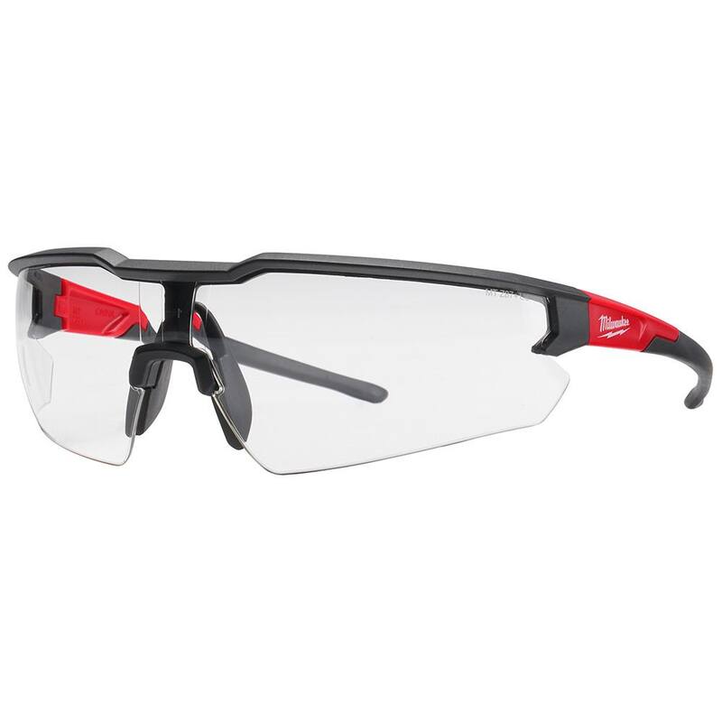 Martillo para enmarcar de 22 oz con cara moleteada Milwaukee y lentes de seguridad transparentes con lentes antirrayaduras - 48-22-9022-48-73-2010