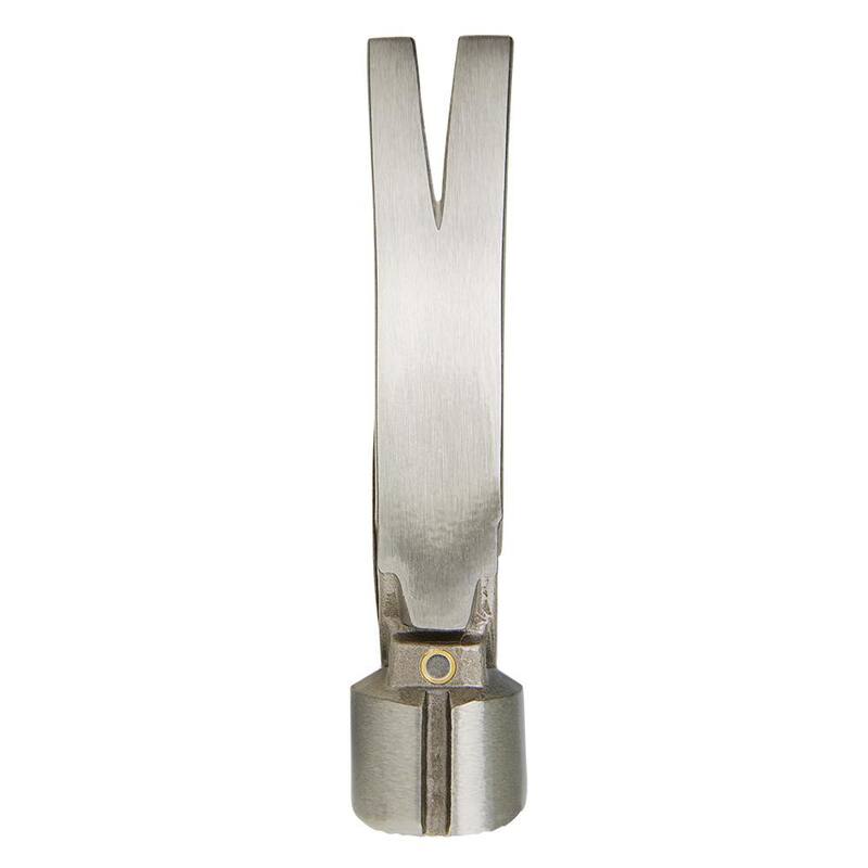 Martillo de armazón con cara ranurada de 28 oz. de Milwaukee con barra de palanca de 12 pulgadas - 48-22-9029-48-22-9034