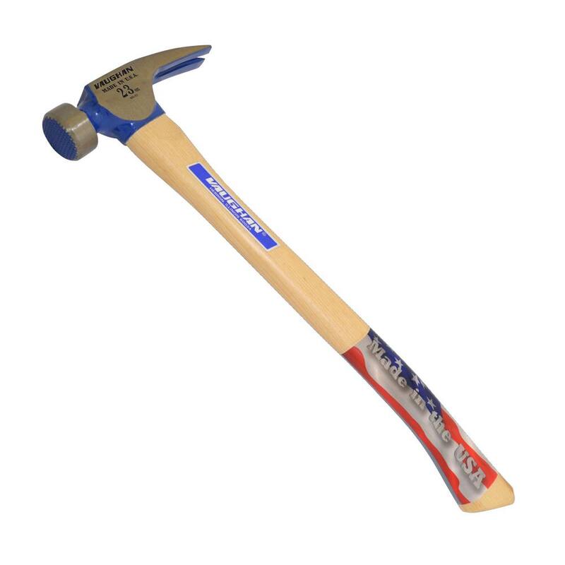 Martillo de construcción Vaughan de 23 oz con cabeza estriada y mango de madera dura de 17 in. - CF1
