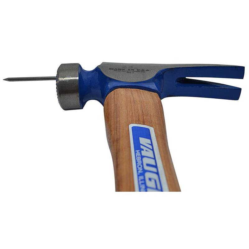 Martillo de construcción Vaughan de 23 oz con cabeza estriada y mango de madera dura de 17 in. - CF1