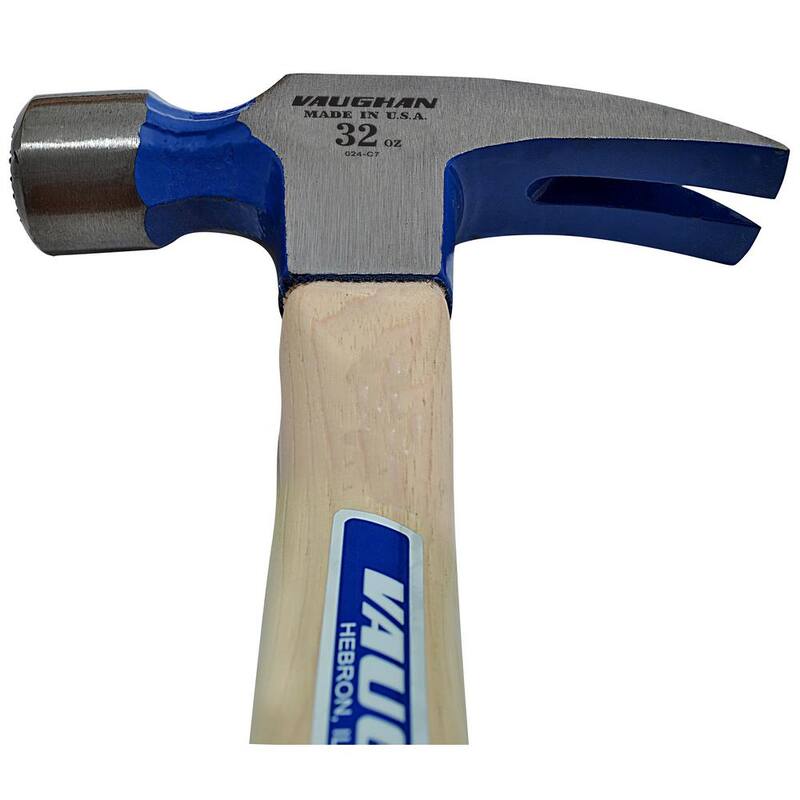 Martillo Vaughan de 32 oz. con mango de madera dura de 18 pulgadas - 707M