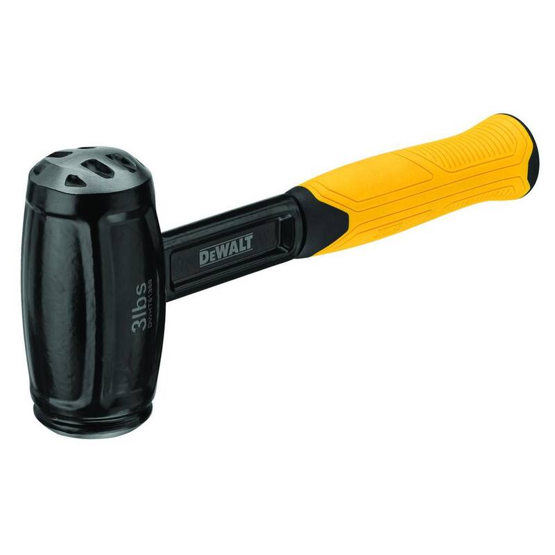 Martillo de perforación de acero DEWALT de 3 lbs. con mango de 8-3/4 pulgadas - DWHT51388.