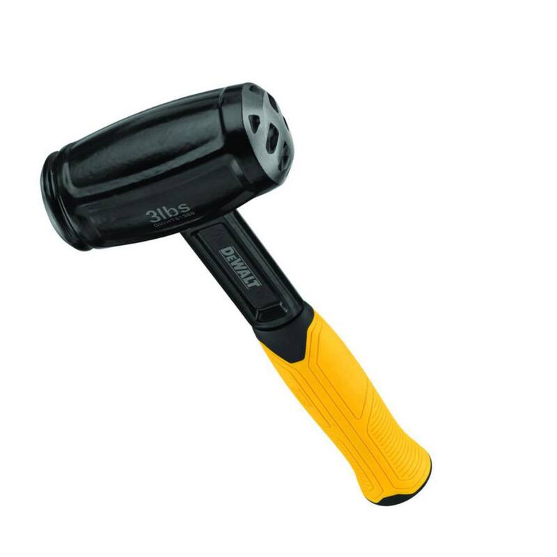 Martillo de perforación de acero DEWALT de 3 lbs. con mango de 8-3/4 pulgadas - DWHT51388.