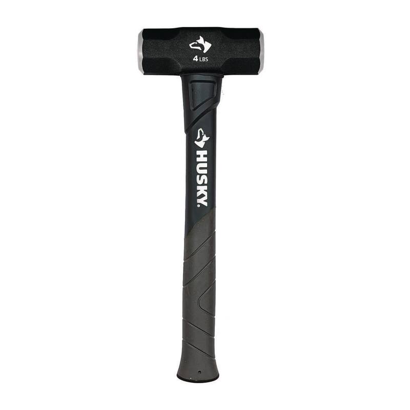 Martillo de ingeniero Husky de 4 libras con mango de fibra de vidrio de 14 pulgadas - 35299