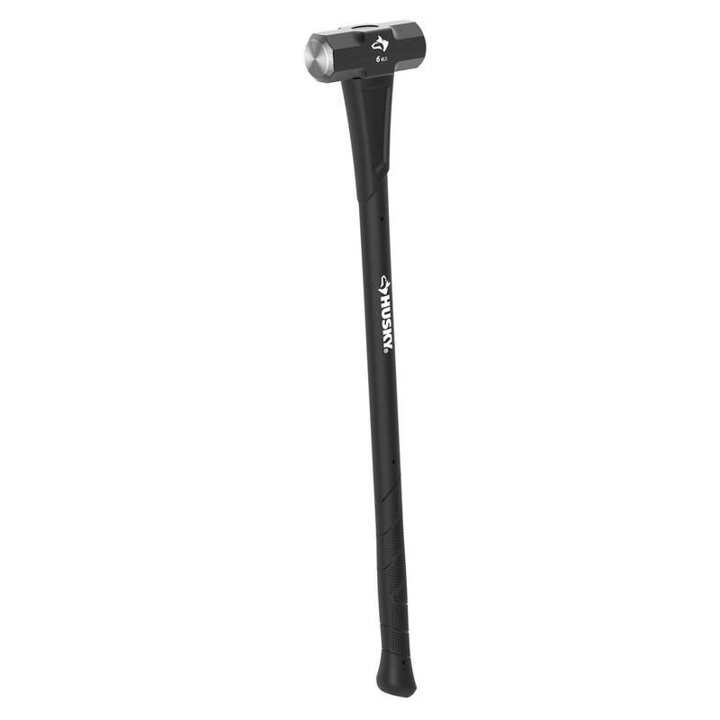 Martillo de trineo Husky de 6 libras con mango de fibra de vidrio - MD-6F-HD