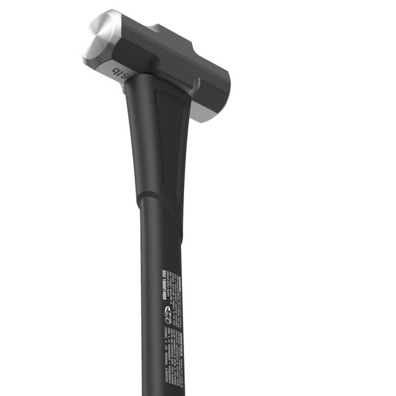 Martillo de trineo Husky de 6 libras con mango de fibra de vidrio - MD-6F-HD