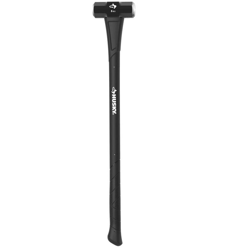 Martillo de trineo Husky de 6 libras con mango de fibra de vidrio - MD-6F-HD