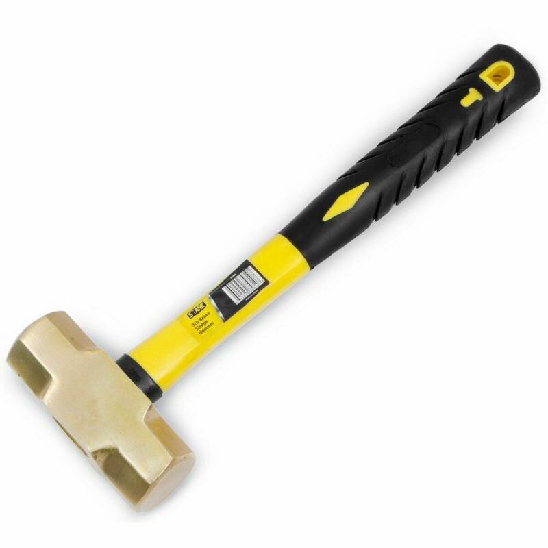 Mazo de latón Stark de 3 libras con mango de fibra de vidrio - 15161-H