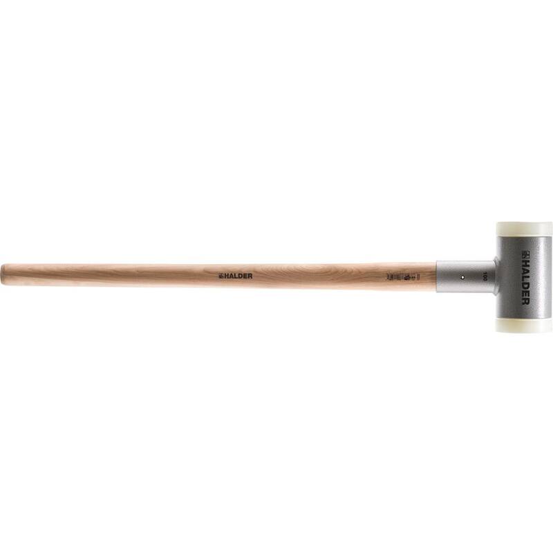 Martillo de nylon Halder Supercraft Dead Blow de 20.5 lbs con mango de nogal de 39.37 pulgadas - 3366.110